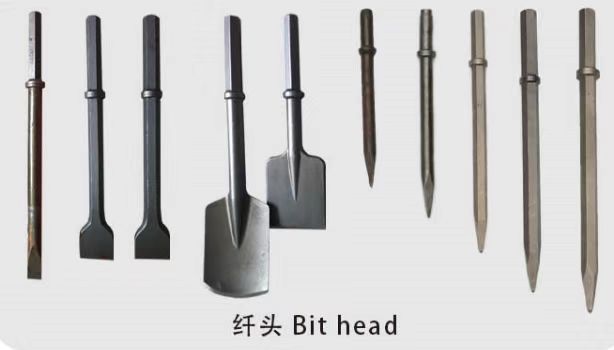 Cuốc v&agrave; đục bằng kh&iacute; n&eacute;n Đầu mũi khoan